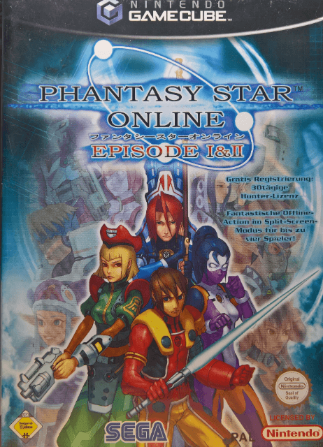 Phantasy Star Online III Card Revolution box art for Gamecube